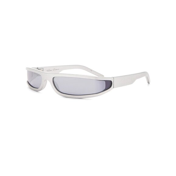 Rick Owens Fog Sunglasses in Silver & Silver - Picture 3 of 11